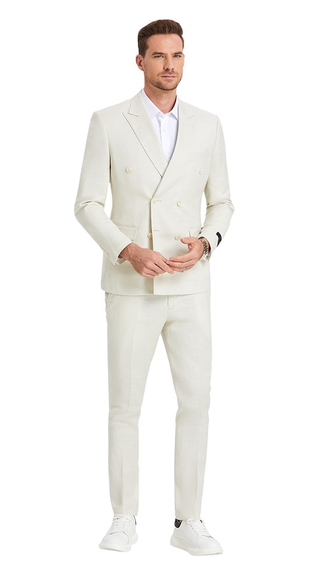 Sean Alexander Mens Suit-M404SK-06-IVORY